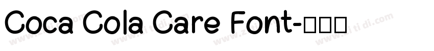 Coca Cola Care Font字体转换